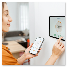 Termostato smart con app