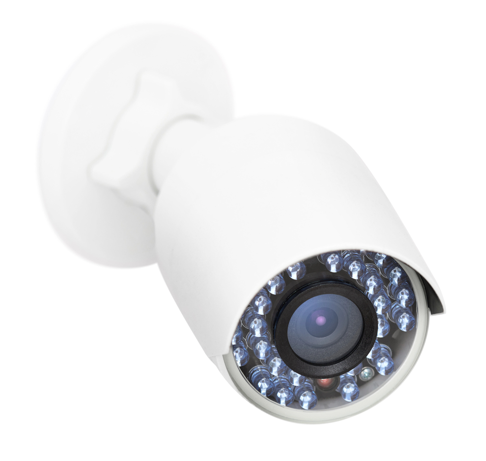 Telecamera di videosorveglianza su facciata
